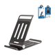 Holder Hoco PH49, (gray, portable, folded, desktop, metal) #6931474771735