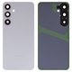 Задняя панель корпуса для Samsung S926 Galaxy S24 Plus, серая, со стеклом камеры, marble grey