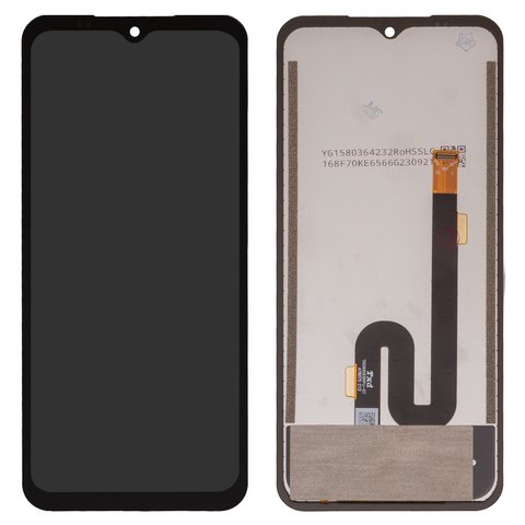 LCD compatible with Ulefone Armor 21, black, without frame, original change glass