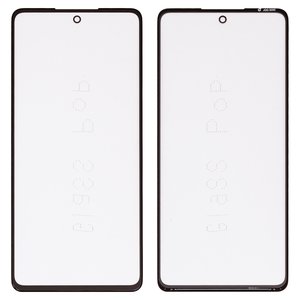 Housing Glass G+OCA PRO compatible with Samsung A536 Galaxy A53 5G, with OCA film, black 