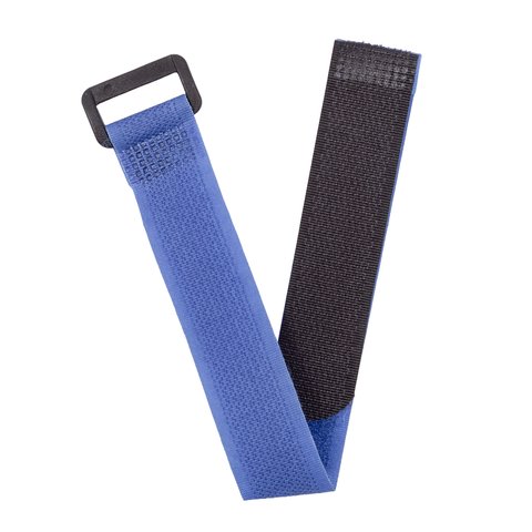 Cable Wrap Tape, dark blue, 20 mm, 30 cm, strap velcro