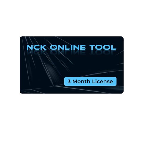 NCK Online Tool 3 Month License Activation
