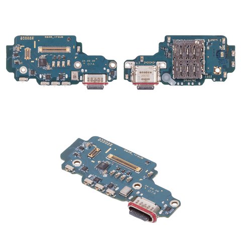 Flat Cable compatible with Samsung S938 Galaxy S25 Ultra, charge connector, with components, Original PRC , charging board 