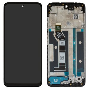 Дисплей для Motorola Moto E15, Moto G05, Moto G15, черный, с рамкой, High Copy, TXDI670EDCPX 22