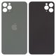 Housing Back Cover compatible with iPhone 11 Pro Max, (green, no need to remove the camera glass, Original (PRC), big hole, matte midnight green)