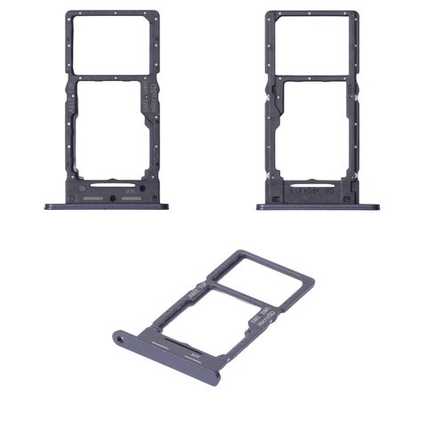 SIM Card Holder compatible with Samsung A256 Galaxy A25, black, brave black 