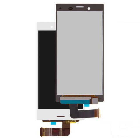 Pantalla LCD puede usarse con Sony F5321 Xperia X Compact, blanco, Original PRC 