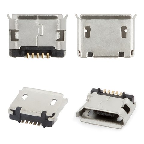 Conector de carga puede usarse con celulares, 5 pin, tipo 6, micro USB tipo B