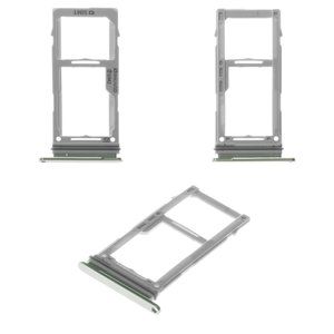 Sujetador de tarjeta SIM puede usarse con Samsung G970 Galaxy S10e, verde, con soporte para MMC, dual SIM