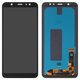 Pantalla LCD puede usarse con Samsung A605 Dual Galaxy A6+ (2018), negro, sin marco, High Copy, original LCD size, (OLED)
