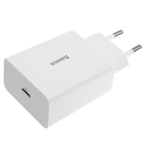 Adaptador de red Baseus Speed Mini, 20 W, Quick Charge, blanco, 1 puerto, #CCFS SN02
