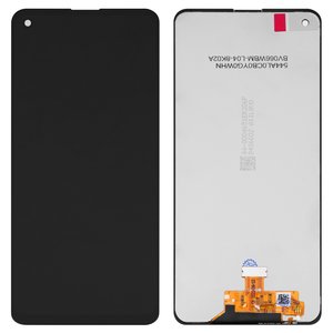 Pantalla LCD puede usarse con Samsung A217 Galaxy A21s, negro, sin marco, original vidrio reemplazado 