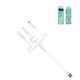 Cable USB Hoco X1, USB tipo-A, USB tipo C, micro USB tipo-B, Lightning, 100 cm, 2.4 A, blanco, #6957531032069