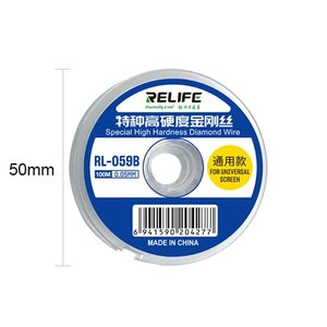 Hilo para separar el vidrio RELIFE RL 059B , 0.05 mm, 100 m