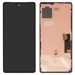 Pantalla LCD puede usarse con Google Pixel 7, negro, con marco, High Copy, OLED , GVU6C, GQML3