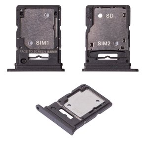 Sujetador de tarjeta SIM puede usarse con Xiaomi Poco M7 Pro 5G , Redmi Note 14 5G, negro, midnight black