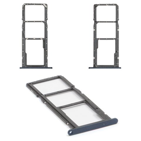 Sujetador de tarjeta SIM puede usarse con Samsung A065 Galaxy A06, azul, blue