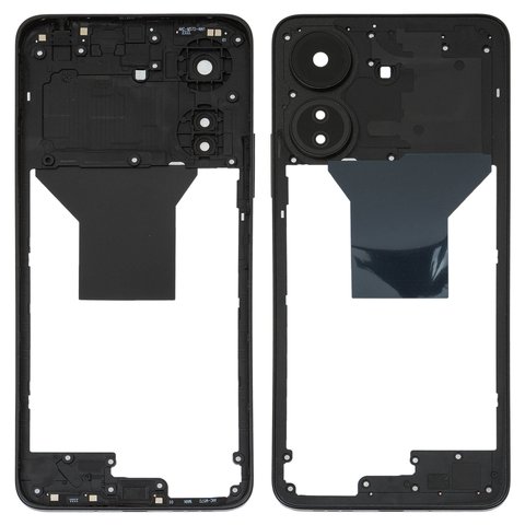 Parte media de carcasa puede usarse con Xiaomi Redmi 13C, negra