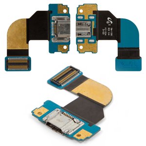 Шлейф для Samsung T310 Galaxy Tab 3 8.0, конектора зарядки, з компонентами, Original PRC 