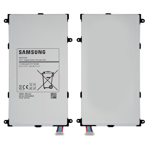 Аккумулятор T4800K для Samsung T320 Galaxy Tab Pro 8.4 , Li ion, 3,8 В, 4800 мАч, Original PRC 