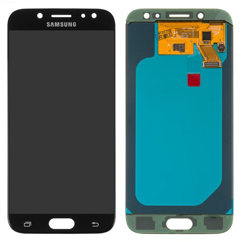 Дисплей для Samsung J530 Galaxy J5 2017 , черный, без рамки, Оригинал переклеено стекло 