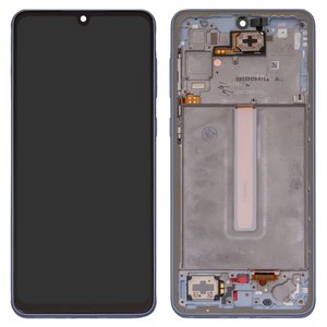 Дисплей для Samsung A336 Galaxy A33 5G, синій, з рамкою, Original PRC 