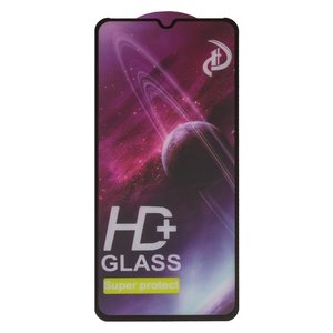 Защитное стекло All Spares для Tecno Pop 7 BF6 , Spark 10, Spark 10C, Spark Go 2023  BF7 , совместимо с чехлом, Full Glue, черный