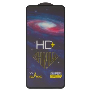 Захисне скло All Spares для Xiaomi Redmi Note 14 5G, 0,33 мм 9H, сумісне з чохлом, Full Glue, чорний, HD+