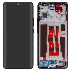 Дисплей для Oppo Reno12 CPH2625 , чорний, з рамкою, Original PRC , matte brown