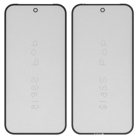 Скло корпуса G+OCA PRO для Google Pixel 9 Pro, з ОСА плівкою, чорне