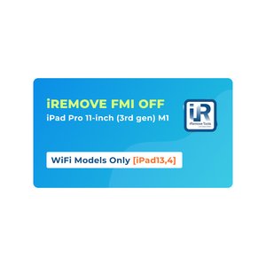 iRemove FMI OFF iPad Pro 11 inch 3rd Gen  M1 лише WiFi моделі [iPad13,4]