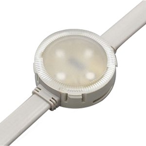Комплект круглых LED-модулей (полноцветные, 4 светодиода SMD3535, 40 мм, IP68, 20 шт.)